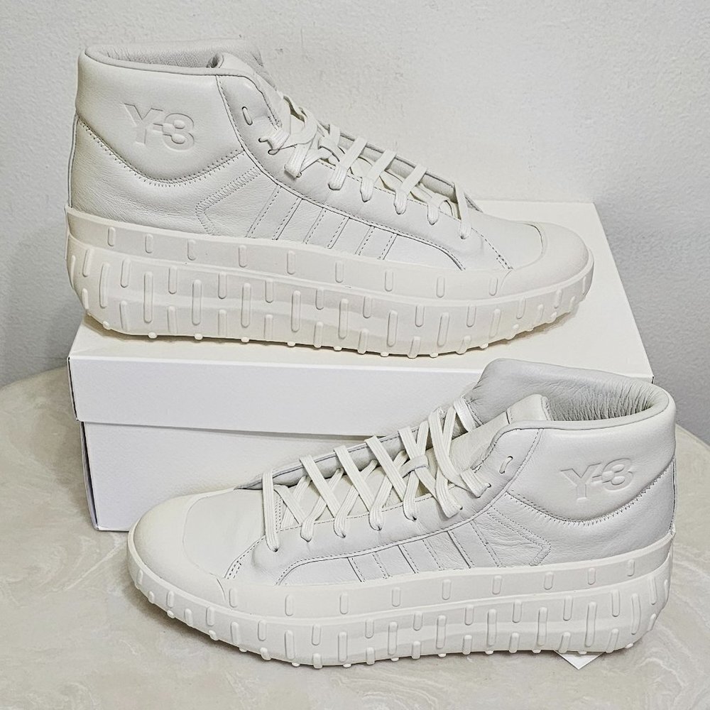 Y-3 GR.1P HIGH   FZ6393   OFF White   Men's Size 11-12   Sport Style